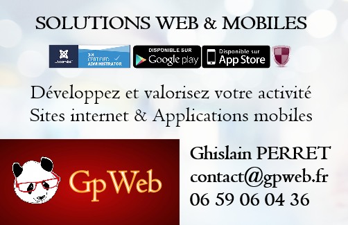 CARTE VISITE GpWeb Sites Internet Applis mobiles